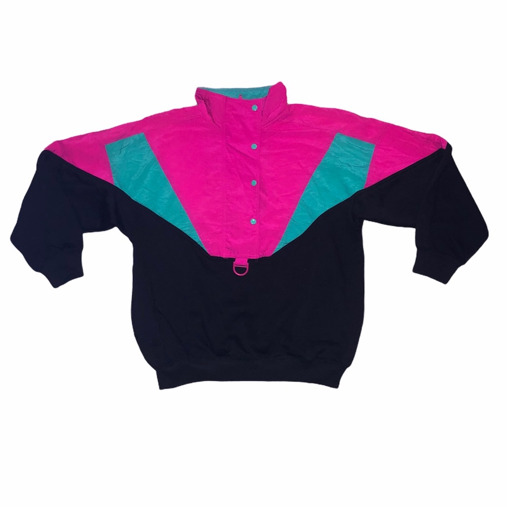 Vintage 1980’s Chaver neon windbreaker